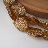 Horned Owl Czech Glass Beads